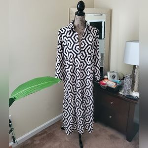 Zara Inspired Geometric Dress Size Large